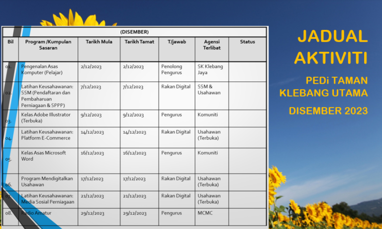 JADUAL AKTIVITI DIS 2023